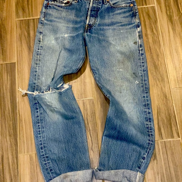 Super cute and comfy Levi’s 501 custom denim - Picture 1 of 5